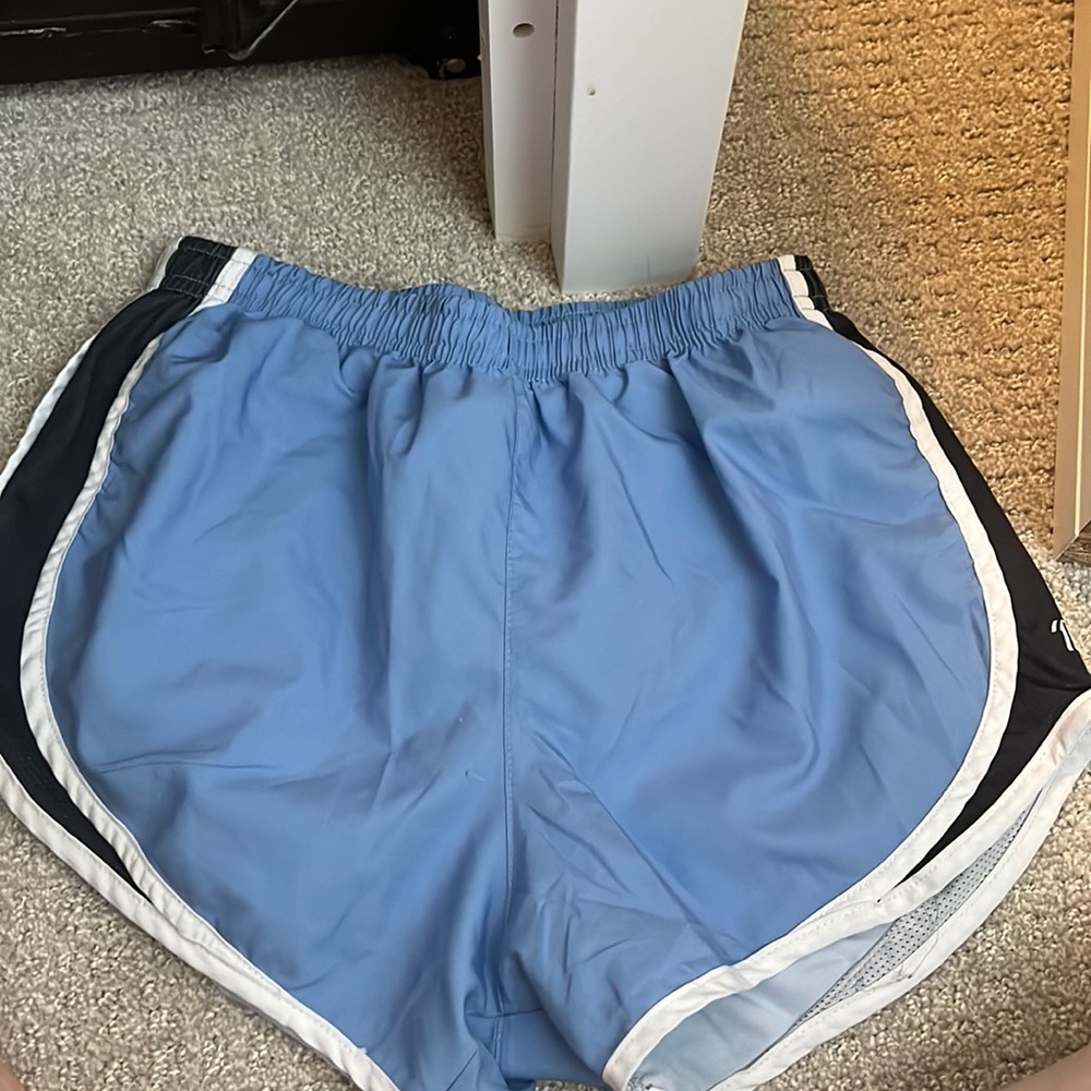 Blue varsity track shorts size small
